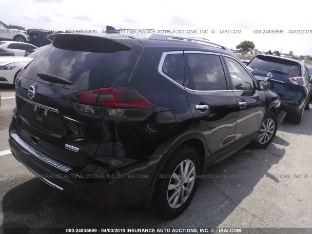 5N1AT2MT6KC719293 - 2019 NISSAN ROGUE S/SL/SV BLACK photo 4