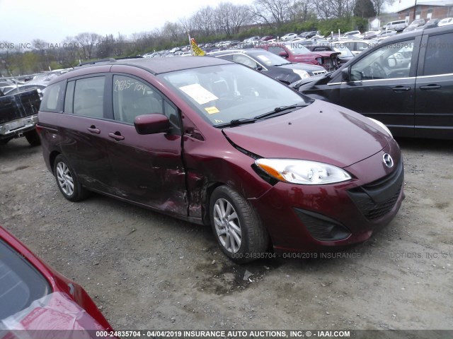 JM1CW2BL2C0144376 - 2012 MAZDA 5 MAROON photo 1