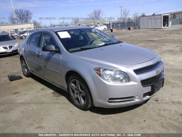 1G1ZG57B494215533 - 2009 CHEVROLET MALIBU LS SILVER photo 1