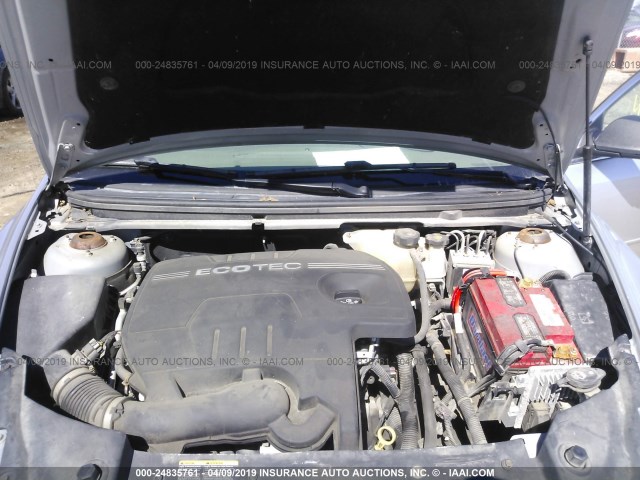 1G1ZG57B494215533 - 2009 CHEVROLET MALIBU LS SILVER photo 10