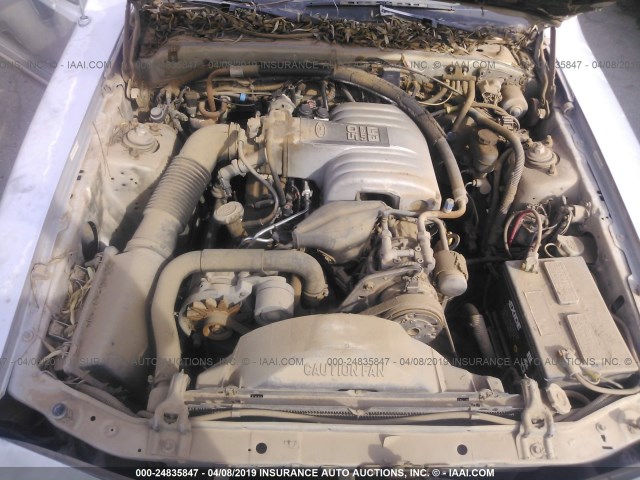 1FABP62F0JH166150 - 1988 FORD THUNDERBIRD LX SILVER photo 10