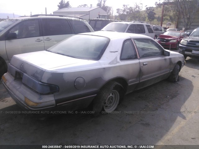 1FABP62F0JH166150 - 1988 FORD THUNDERBIRD LX SILVER photo 4