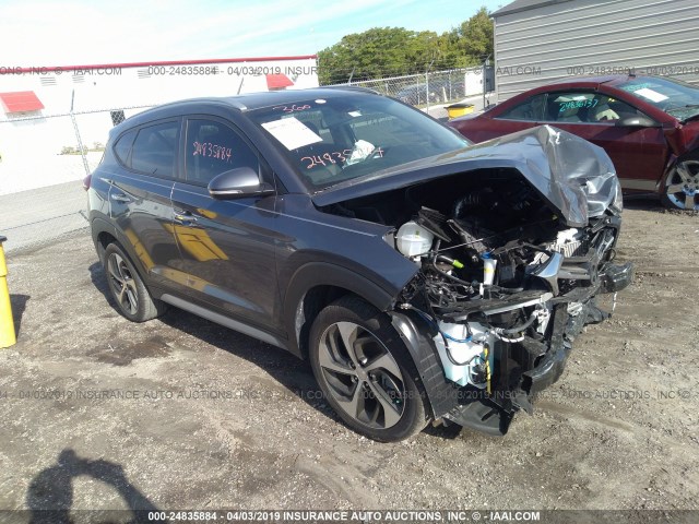 KM8J33A20JU747424 - 2018 HYUNDAI TUCSON LIMITED/SPORT AND ECO/SE GRAY photo 1