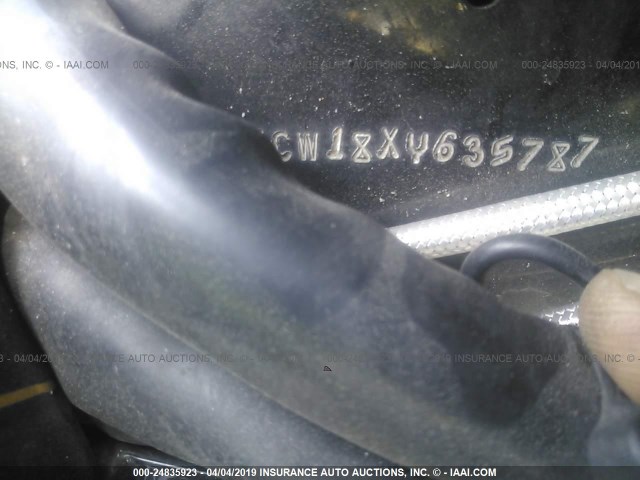 1HD1FCW18XY635787 - 1999 HARLEY-DAVIDSON FLHTCUI BLACK photo 10