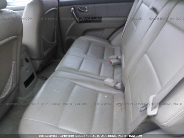 KNDJC733955381142 - 2005 KIA SORENTO EX/LX WHITE photo 8