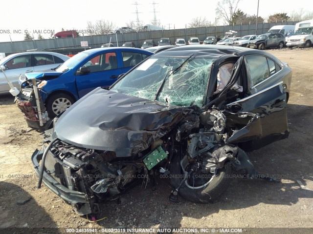 1G1PE5SB1G7100307 - 2016 CHEVROLET CRUZE LIMITED LT BLACK photo 2