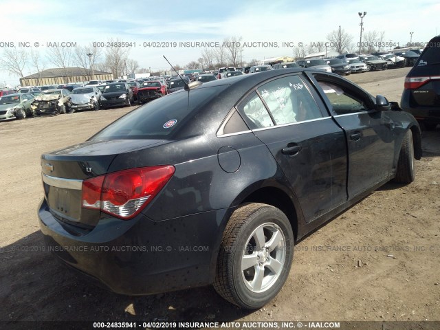 1G1PE5SB1G7100307 - 2016 CHEVROLET CRUZE LIMITED LT BLACK photo 4