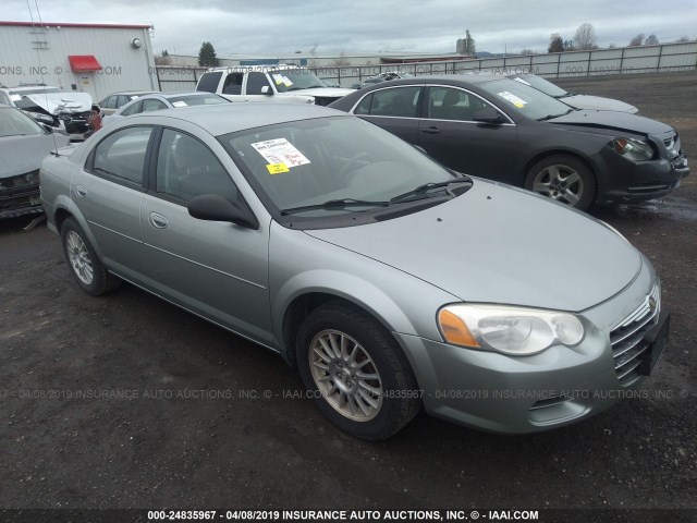 1C3EL46R44N400733 - 2004 CHRYSLER SEBRING LX GRAY photo 1