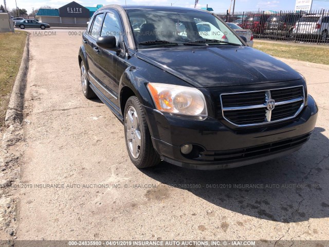 1B3HE78K17D514656 - 2007 DODGE CALIBER BLACK photo 1