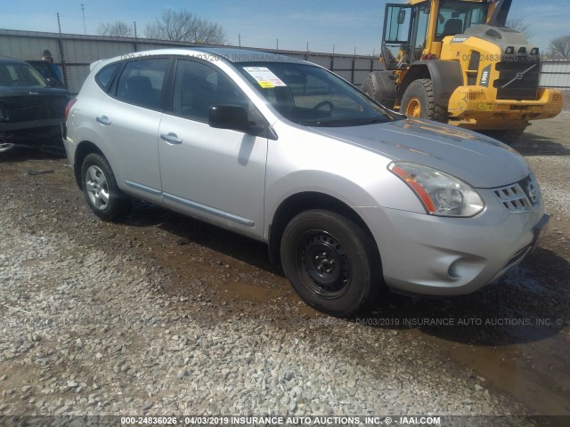 JN8AS5MV4DW129870 - 2013 NISSAN ROGUE S/SV SILVER photo 1