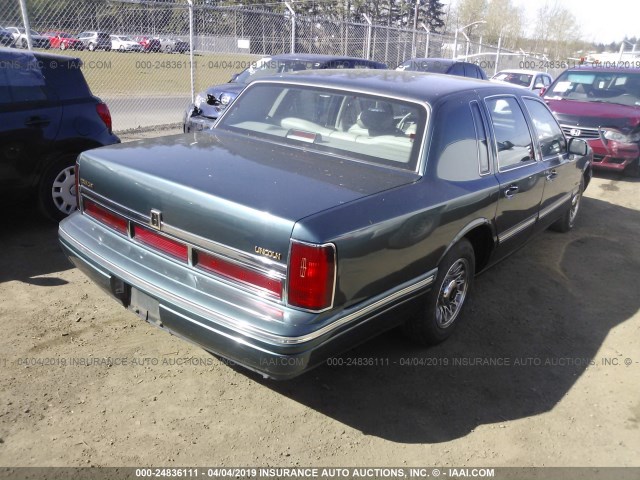 1LNLM81W2SY753189 - 1995 LINCOLN TOWN CAR EXECUTIVE GREEN photo 4