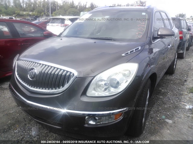 5GAKRBED7BJ290967 - 2011 BUICK ENCLAVE CXL BROWN photo 2