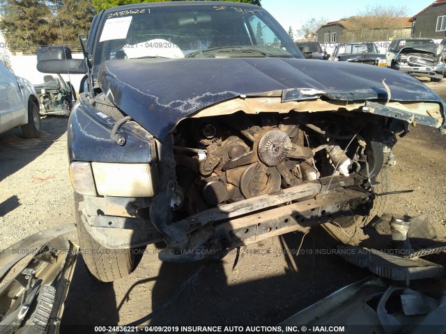 3B7KC23601G189841 - 2001 DODGE RAM 2500 BLUE photo 6