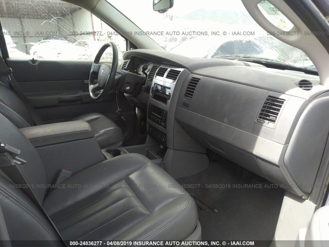 1D8HB58D84F131599 - 2004 DODGE DURANGO LIMITED BLUE photo 5