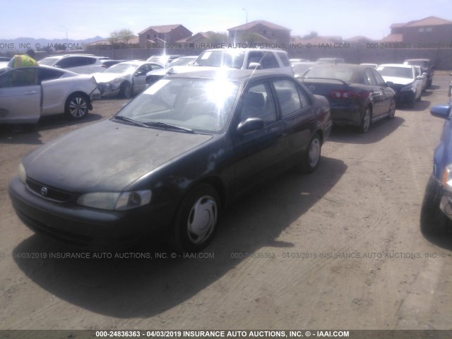 1NXBR12E6YZ405776 - 2000 TOYOTA COROLLA VE/CE/LE GRAY photo 2