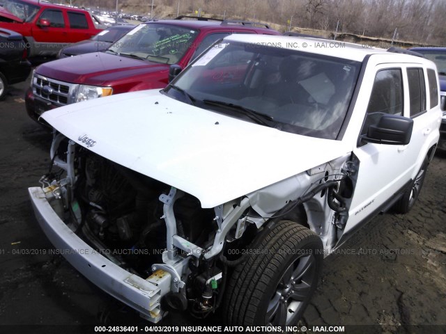 1C4NJPFA9ED850558 - 2014 JEEP PATRIOT LATITUDE WHITE photo 2