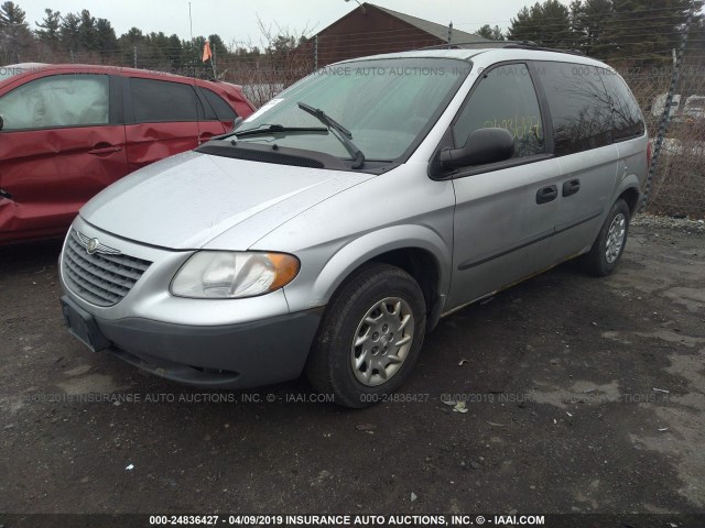 1C4GJ25312B521438 - 2002 CHRYSLER VOYAGER SILVER photo 2