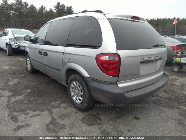 1C4GJ25312B521438 - 2002 CHRYSLER VOYAGER SILVER photo 3