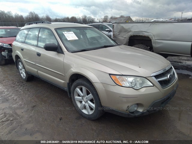 4S4BP61C686315096 - 2008 SUBARU OUTBACK 2.5I GOLD photo 1