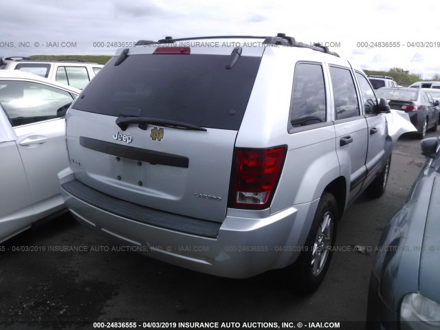1J8GR48K75C640366 - 2005 JEEP GRAND CHEROKEE LAREDO/COLUMBIA/FREEDOM 银色 照片 4
