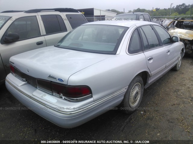 2FALP73W8TX195195 - 1996 FORD CROWN VICTORIA  SILVER photo 4