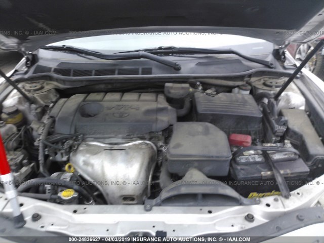 4T1BF3EK9BU661536 - 2011 TOYOTA CAMRY SE/LE/XLE 银色 照片 10