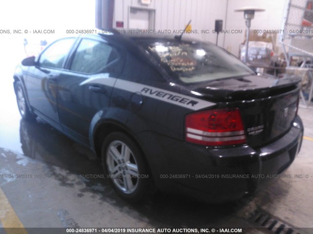 1B3LC56B59N519122 - 2009 DODGE AVENGER SXT/R/T BLACK photo 3