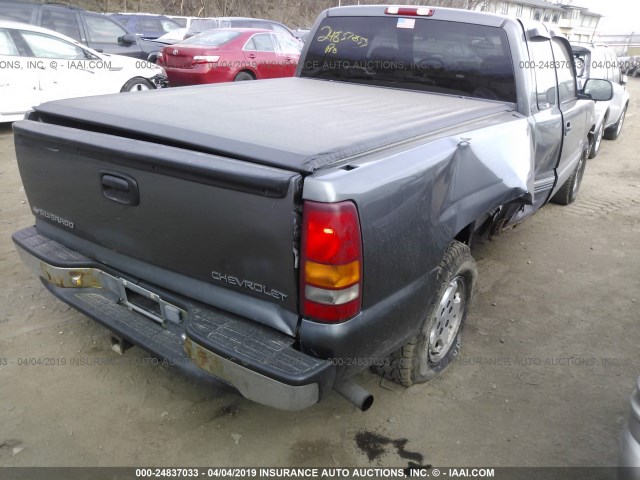 2GCEC19T611296227 - 2001 CHEVROLET SILVERADO C1500 GRAY photo 4