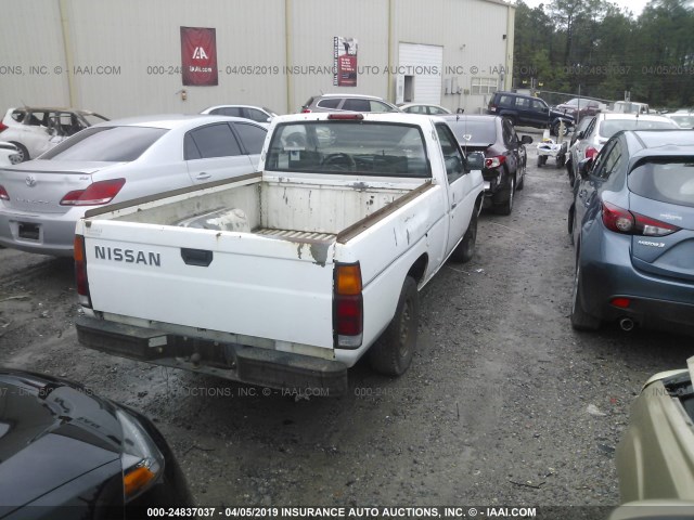 1N6SD11S6SC303852 - 1995 NISSAN TRUCK E/XE WHITE photo 4