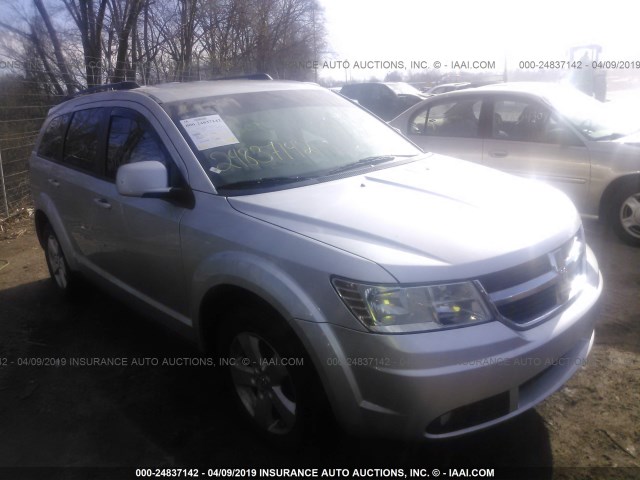 3D4PG5FV1AT145503 - 2010 DODGE JOURNEY SXT SILVER photo 1