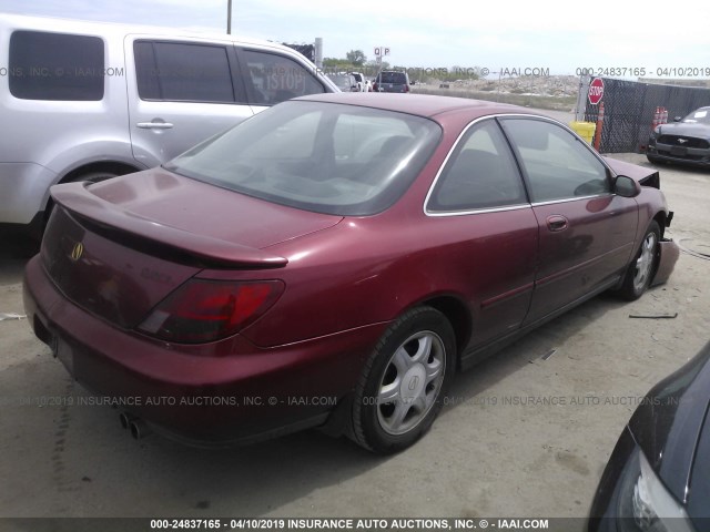 19UYA1252VL001897 - 1997 ACURA 2.2CL RED photo 4