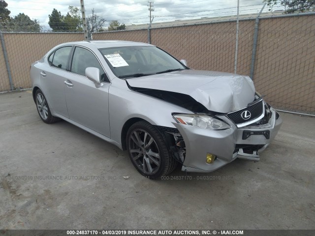 JTHBE262172011584 - 2007 LEXUS IS 350 SILVER photo 1