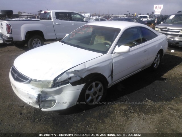 2T1CG22P2YC297949 - 2000 TOYOTA CAMRY SOLARA SE WHITE photo 2