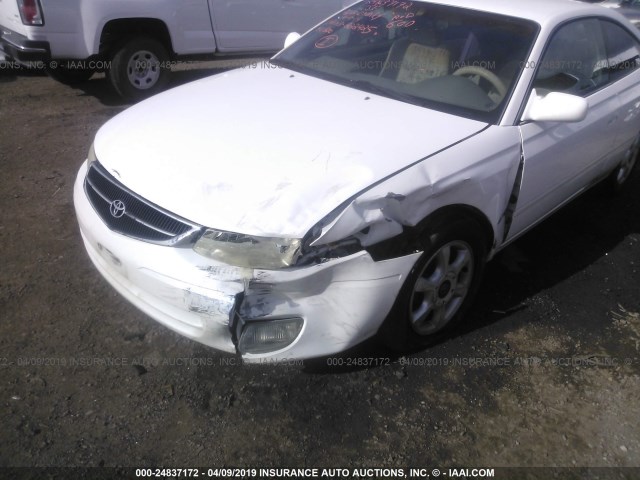 2T1CG22P2YC297949 - 2000 TOYOTA CAMRY SOLARA SE WHITE photo 6