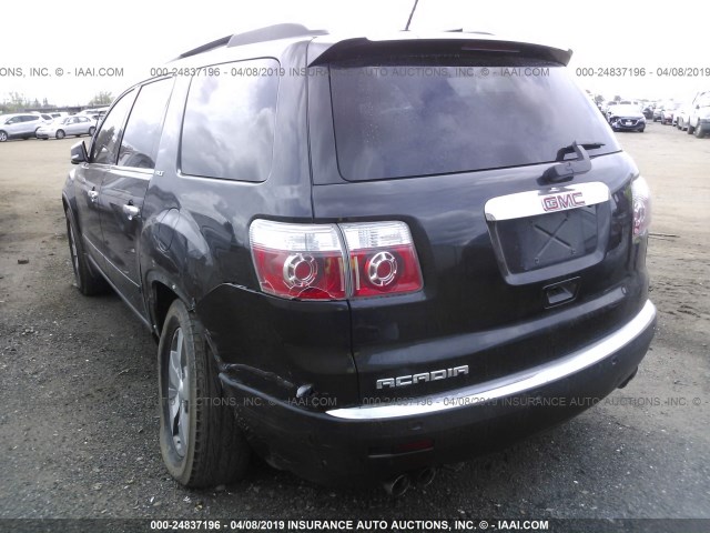 1GKER33D59J161757 - 2009 GMC ACADIA SLT-2 BLACK photo 3