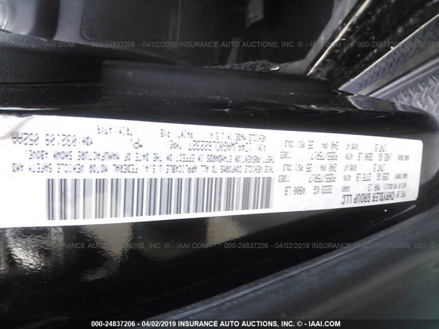 1C4AJWAG0DL622327 - 2013 JEEP WRANGLER SPORT BLACK photo 9