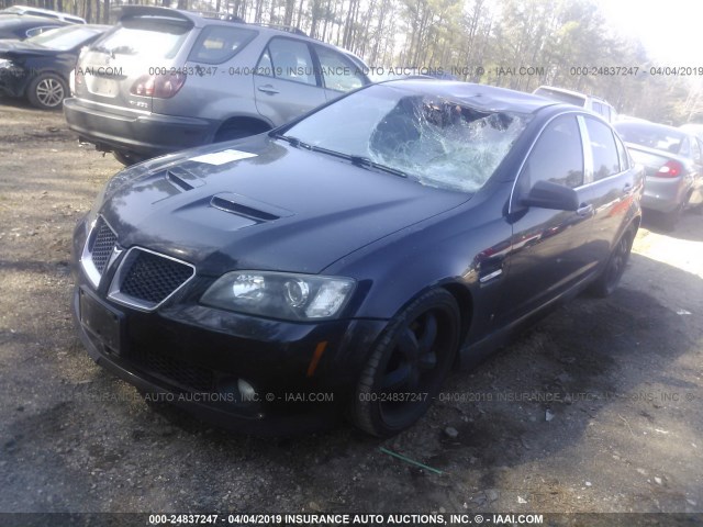 6G2EC57Y99L226417 - 2009 PONTIAC G8 GT BLACK photo 2