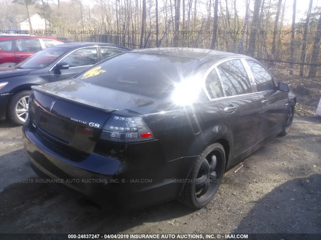 6G2EC57Y99L226417 - 2009 PONTIAC G8 GT BLACK photo 4