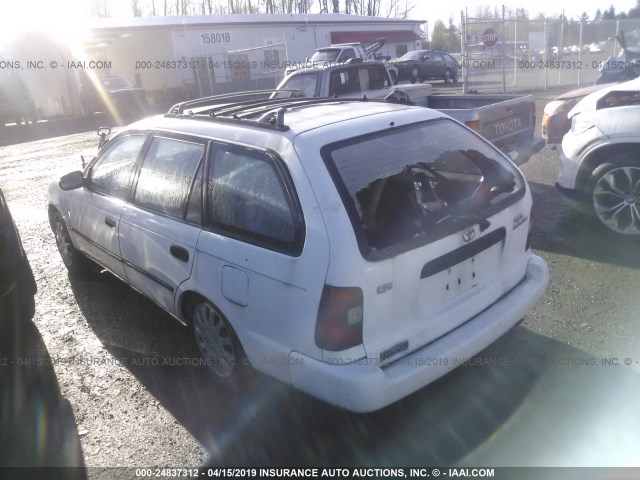 JT2AE09W2P0030780 - 1993 TOYOTA COROLLA DX WHITE photo 3