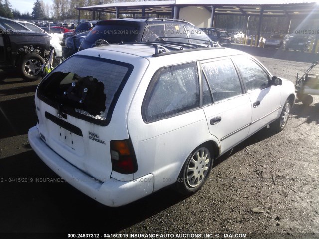 JT2AE09W2P0030780 - 1993 TOYOTA COROLLA DX WHITE photo 4