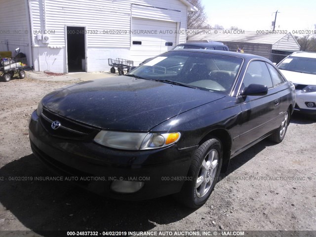 2T1CF22P3XC123566 - 1999 TOYOTA CAMRY SOLARA SE/SLE BLACK photo 2