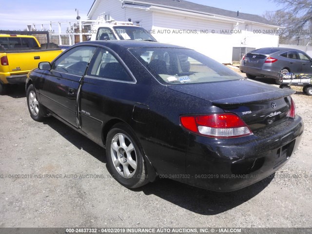 2T1CF22P3XC123566 - 1999 TOYOTA CAMRY SOLARA SE/SLE BLACK photo 3