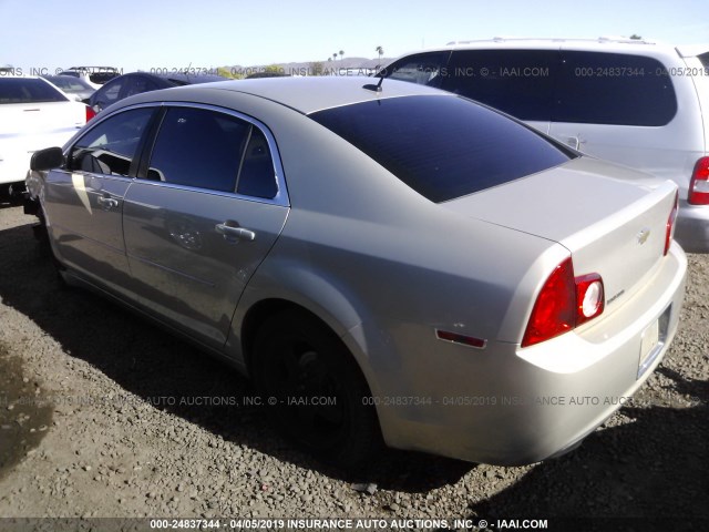 1G1ZB5EBXAF139620 - 2010 CHEVROLET MALIBU LS BEIGE photo 3