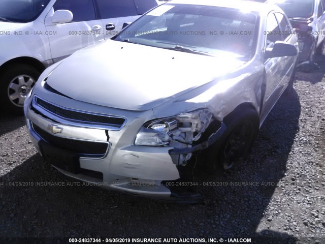 1G1ZB5EBXAF139620 - 2010 CHEVROLET MALIBU LS BEIGE photo 6