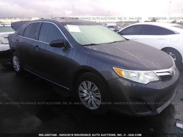 4T4BF1FK8CR194393 - 2012 TOYOTA CAMRY SE/LE/XLE GRAY photo 1