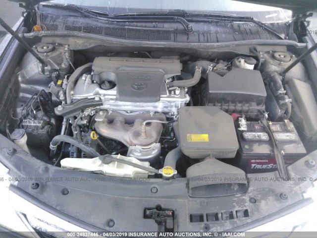 4T4BF1FK8CR194393 - 2012 TOYOTA CAMRY SE/LE/XLE GRAY photo 10