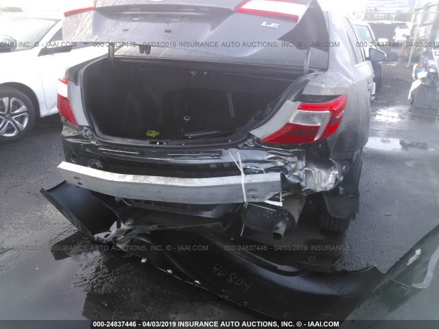 4T4BF1FK8CR194393 - 2012 TOYOTA CAMRY SE/LE/XLE GRAY photo 6