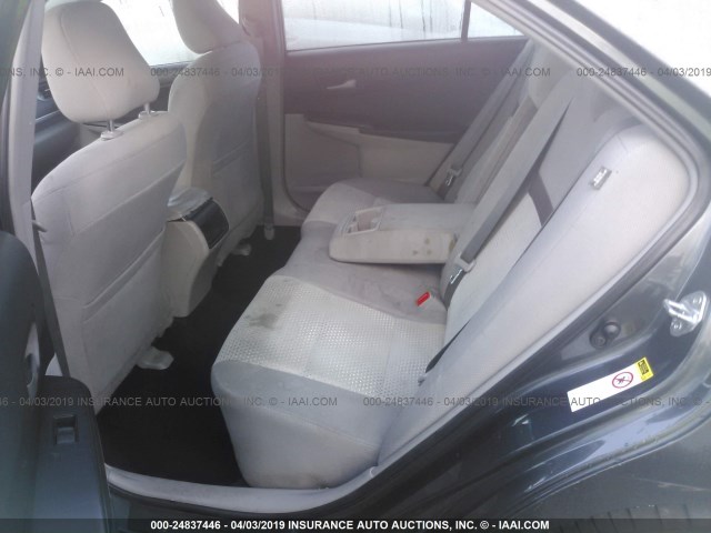 4T4BF1FK8CR194393 - 2012 TOYOTA CAMRY SE/LE/XLE GRAY photo 8