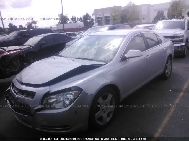 1G1ZC5E12BF131730 - 2011 CHEVROLET MALIBU 1LT SILVER photo 2
