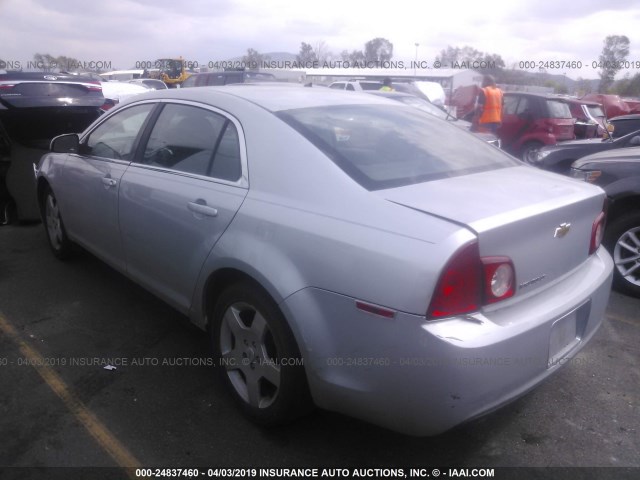 1G1ZC5E12BF131730 - 2011 CHEVROLET MALIBU 1LT SILVER photo 3